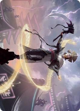 Naomi, Pillar of Order Art Card, Art Series: Kamigawa: Neon Dynasty 35