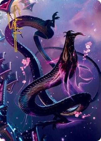 Junji, the Midnight Sky Art Card (38/81) (Gold-Stamped Signature), Art Series: Kamigawa: Neon Dynasty 38