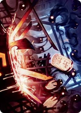 Smoke Spirits' Aid Art Card, Art Series: Kamigawa: Neon Dynasty 41