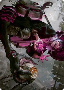 Undercity Scrounger Art Card, Art Series: Kamigawa: Neon Dynasty 42