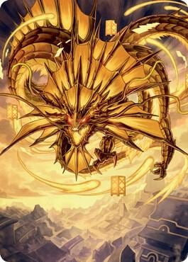 Ao, the Dawn Sky Art Card (46/81), Art Series: Kamigawa: Neon Dynasty 46