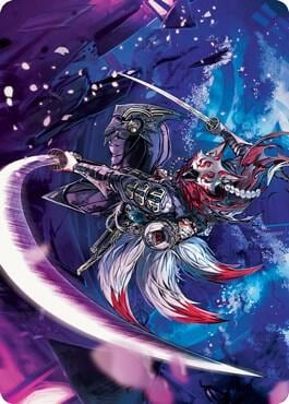 Blade-Blizzard Kitsune Art Card, Art Series: Kamigawa: Neon Dynasty 47