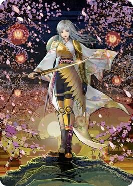 The Wandering Emperor Art Card (50/81), Art Series: Kamigawa: Neon Dynasty 50