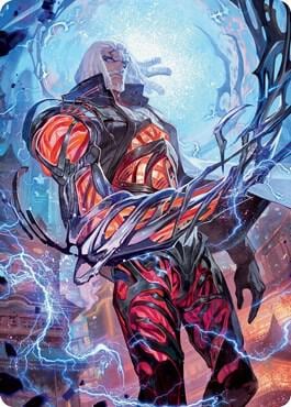 Tezzeret, Betrayer of Flesh Art Card, Art Series: Kamigawa: Neon Dynasty 54