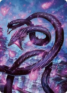 Junji, the Midnight Sky Art Card (58/81), Art Series: Kamigawa: Neon Dynasty 58