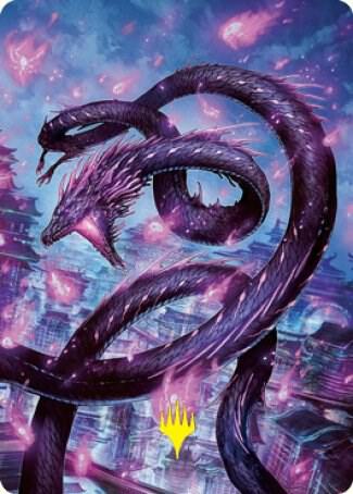 Junji, the Midnight Sky Art Card (58/81) (Gold-Stamped Signature), Art Series: Kamigawa: Neon Dynasty 58