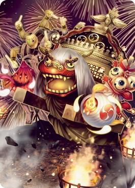 March of Reckless Joy Art Card, Art Series: Kamigawa: Neon Dynasty 62