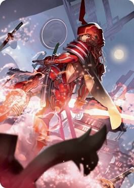 Peerless Samurai Art Card, Art Series: Kamigawa: Neon Dynasty 63