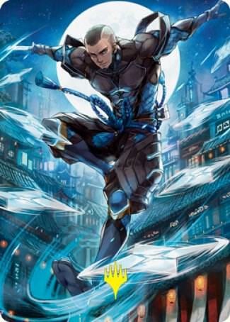 Kaito Shizuki Art Card (70/81) (Gold-Stamped Signature), Art Series: Kamigawa: Neon Dynasty 70