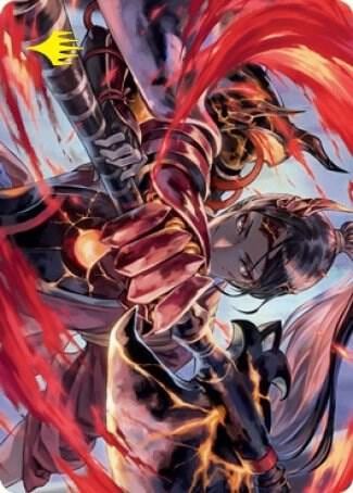 Risona, Asari Commander Art Card (Gold-Stamped Signature), Art Series: Kamigawa: Neon Dynasty 72