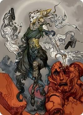 Tamiyo, Compleated Sage Art Card, Art Series: Kamigawa: Neon Dynasty 76