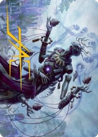 Myojin of Grim Betrayal Art Card (Gold-Stamped Signature), Art Series: Kamigawa: Neon Dynasty 9