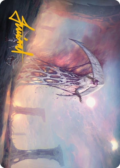 White Sun's Twilight Art Card (Gold-Stamped Signature), Art Series: Phyrexia: All Will Be One 11