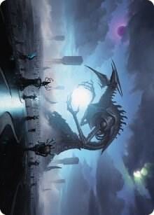 Blue Sun's Twilight Art Card, Art Series: Phyrexia: All Will Be One 13