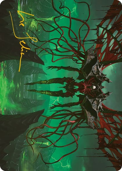 Archfiend of the Dross Art Card (Gold-Stamped Signature), Art Series: Phyrexia: All Will Be One 18