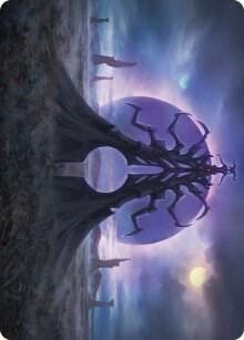 Black Sun's Twilight Art Card, Art Series: Phyrexia: All Will Be One 19