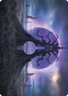 Black Sun's Twilight Art Card, Art Series: Phyrexia: All Will Be One 19