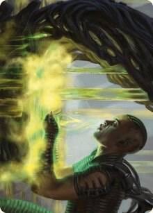 Necrogen Communion Art Card, Art Series: Phyrexia: All Will Be One 21