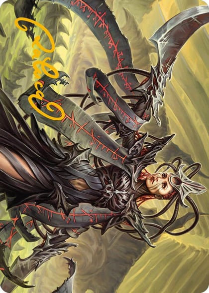 Testament Bearer Art Card (Gold-Stamped Signature), Art Series: Phyrexia: All Will Be One 23