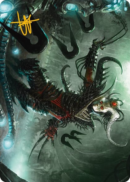 Vraan, Executioner Thane Art Card (Gold-Stamped Signature), Art Series: Phyrexia: All Will Be One 24