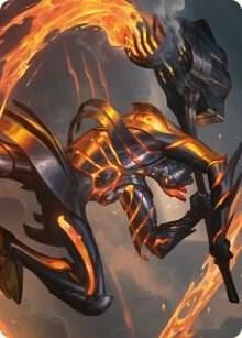 Forgehammer Centurion Art Card, Art Series: Phyrexia: All Will Be One 26