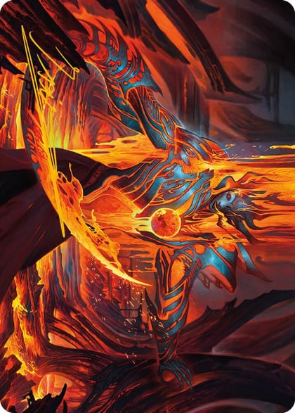 Free From Flesh Art Card (Gold-Stamped Signature), Art Series: Phyrexia: All Will Be One 27