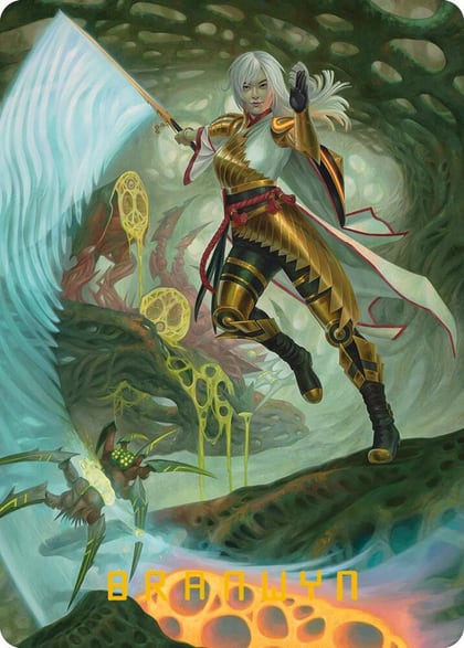 The Eternal Wanderer Art Card (Gold-Stamped Signature), Art Series: Phyrexia: All Will Be One 3