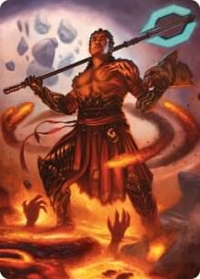 Koth, Fire of Resistance Art Card, Art Series: Phyrexia: All Will Be One 31