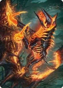 Kuldotha Cackler Art Card, Art Series: Phyrexia: All Will Be One 32