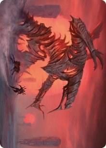 Red Sun's Twilight Art Card, Art Series: Phyrexia: All Will Be One 33