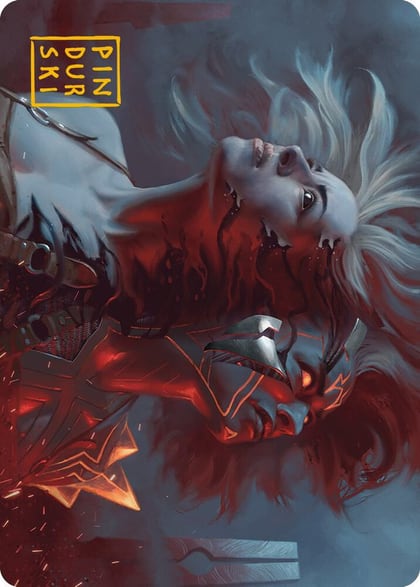 Thrill of Possibility Art Card (Gold-Stamped Signature), Art Series: Phyrexia: All Will Be One 36