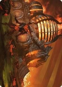 Urabrask's Forge Art Card, Art Series: Phyrexia: All Will Be One 37