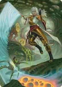 The Eternal Wanderer Art Card, Art Series: Phyrexia: All Will Be One 3