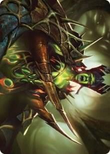 Maze's Mantle Art Card, Art Series: Phyrexia: All Will Be One 40