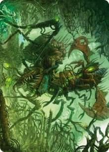 Skyscythe Engulfer Art Card, Art Series: Phyrexia: All Will Be One 42