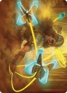 Bladehold War-Whip Art Card, Art Series: Phyrexia: All Will Be One 46