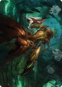 Glissa Sunslayer Art Card, Art Series: Phyrexia: All Will Be One 47