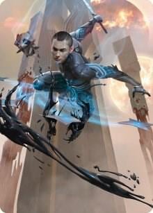Kaito, Dancing Shadow Art Card (48/81), Art Series: Phyrexia: All Will Be One 48
