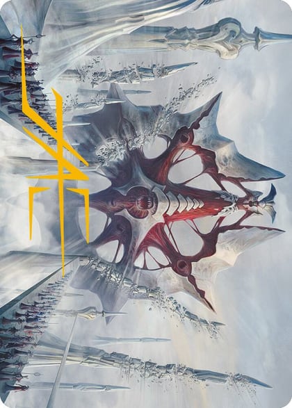 Mondrak, Glory Dominus Art Card (Gold-Stamped Signature), Art Series: Phyrexia: All Will Be One 5