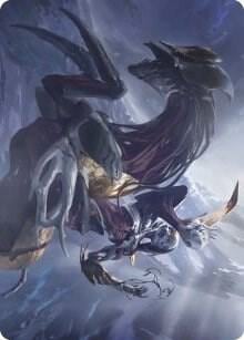 Ria Ivor, Bane of Bladehold Art Card, Art Series: Phyrexia: All Will Be One 53