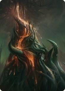 Copperline Gorge Art Card, Art Series: Phyrexia: All Will Be One 57