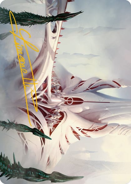 The Fair Basilica Art Card (Gold-Stamped Signature), Art Series: Phyrexia: All Will Be One 59