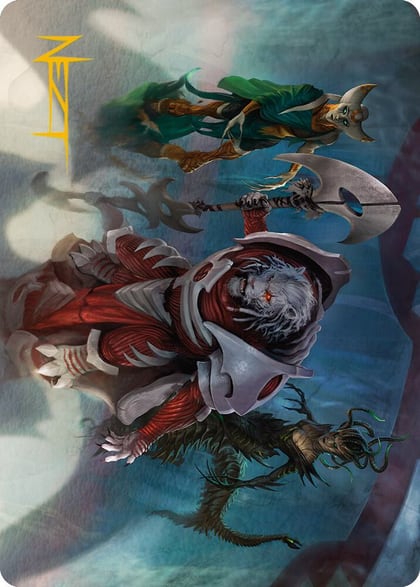 Norn's Decree Art Card (Gold-Stamped Signature), Art Series: Phyrexia: All Will Be One 6