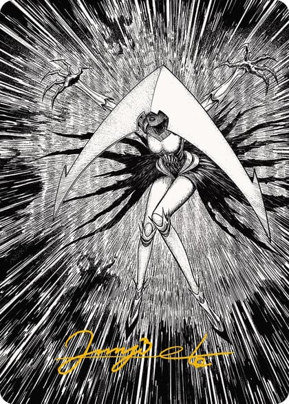 Elesh Norn, Mother of Machines Art Card (64/81) (Gold-Stamped Signature), Art Series: Phyrexia: All Will Be One 64
