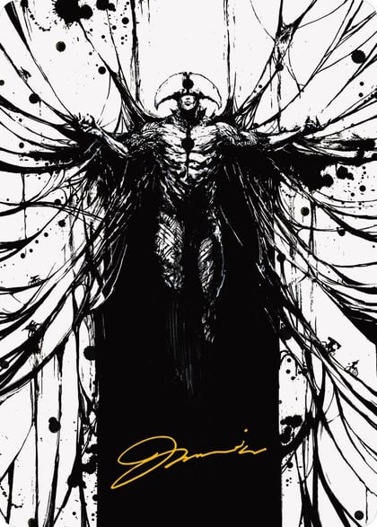 Sinew Dancer Art Card (Gold-Stamped Signature), Art Series: Phyrexia: All Will Be One 66