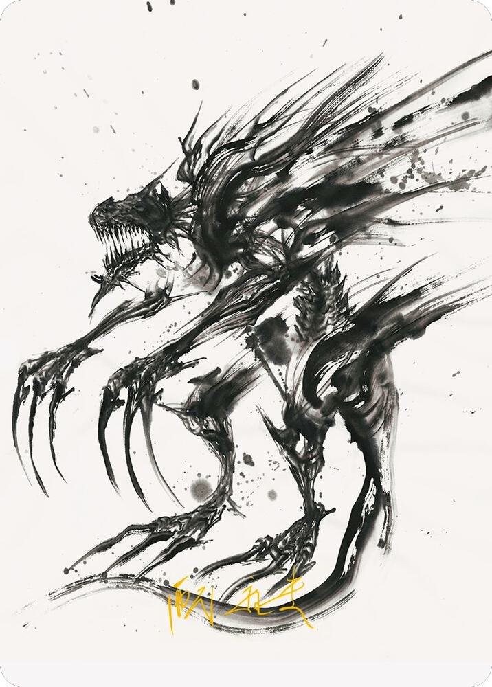 Phyrexian Obliterator Art Card (Gold-Stamped Signature), Art Series: Phyrexia: All Will Be One 71