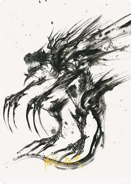 Phyrexian Obliterator Art Card (Gold-Stamped Signature), Art Series: Phyrexia: All Will Be One 71