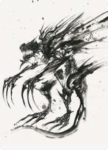 Phyrexian Obliterator Art Card, Art Series: Phyrexia: All Will Be One 71
