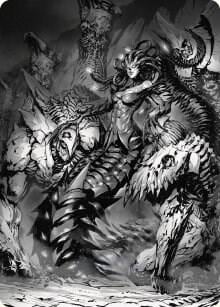 Vraska, Betrayal's Sting Art Card, Art Series: Phyrexia: All Will Be One 72