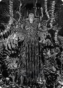 Nissa, Ascended Animist Art Card, Art Series: Phyrexia: All Will Be One 74